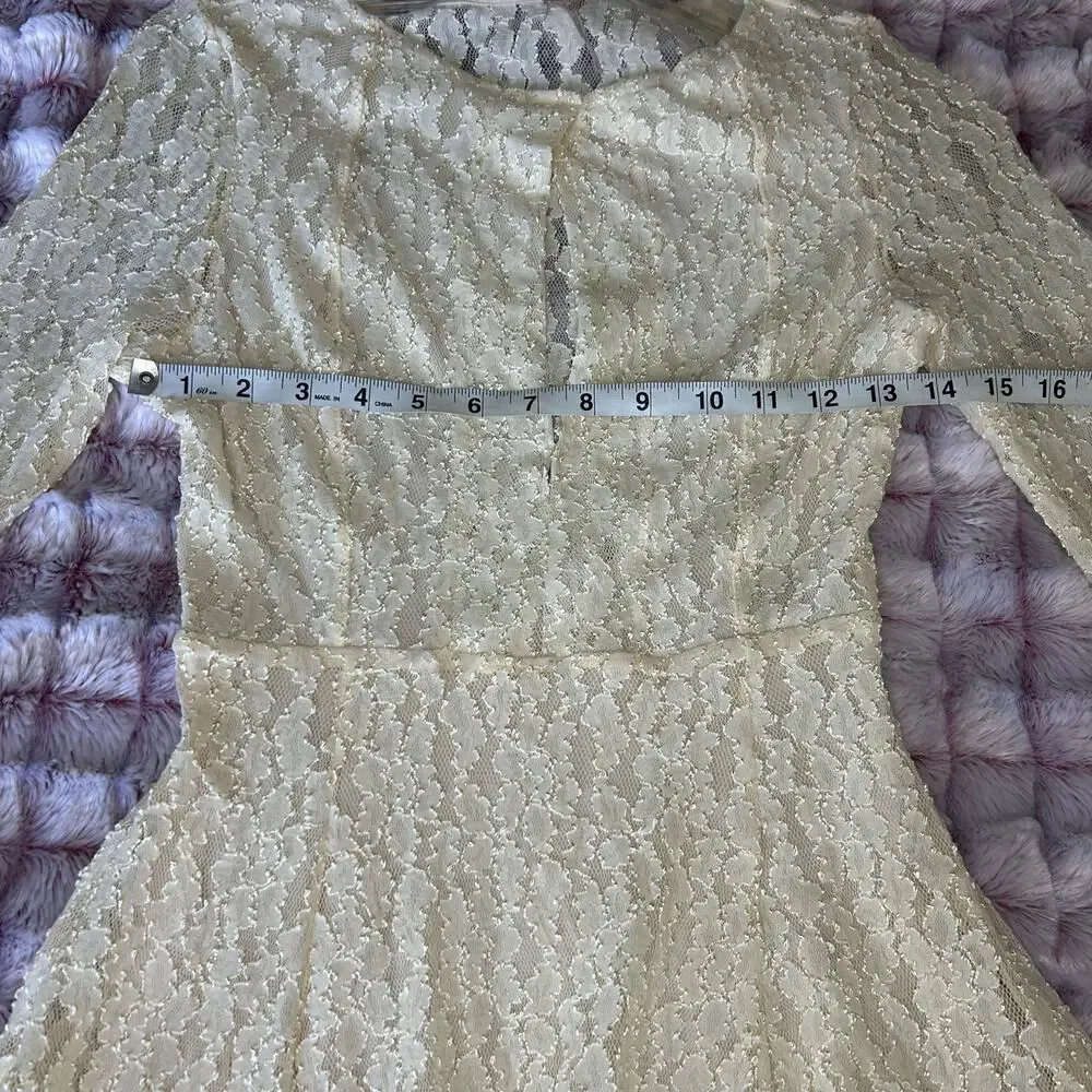 Free people Boho Festival Lace mini dress with long bell sleeves. Women S